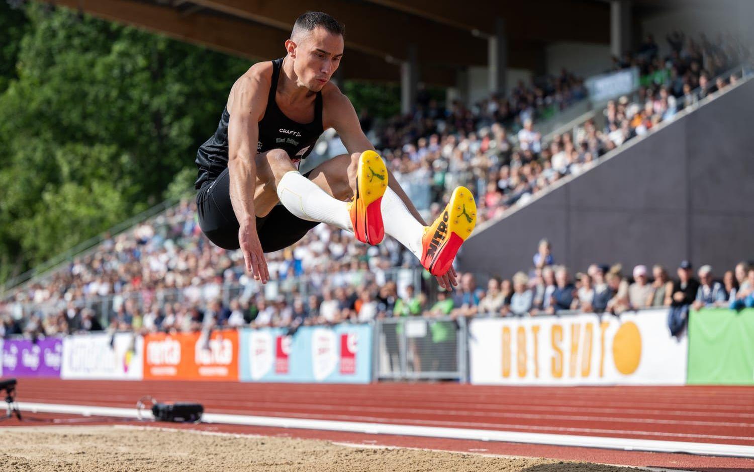 Thobias Montler under SM-tävlingarna i Uddevalla. 