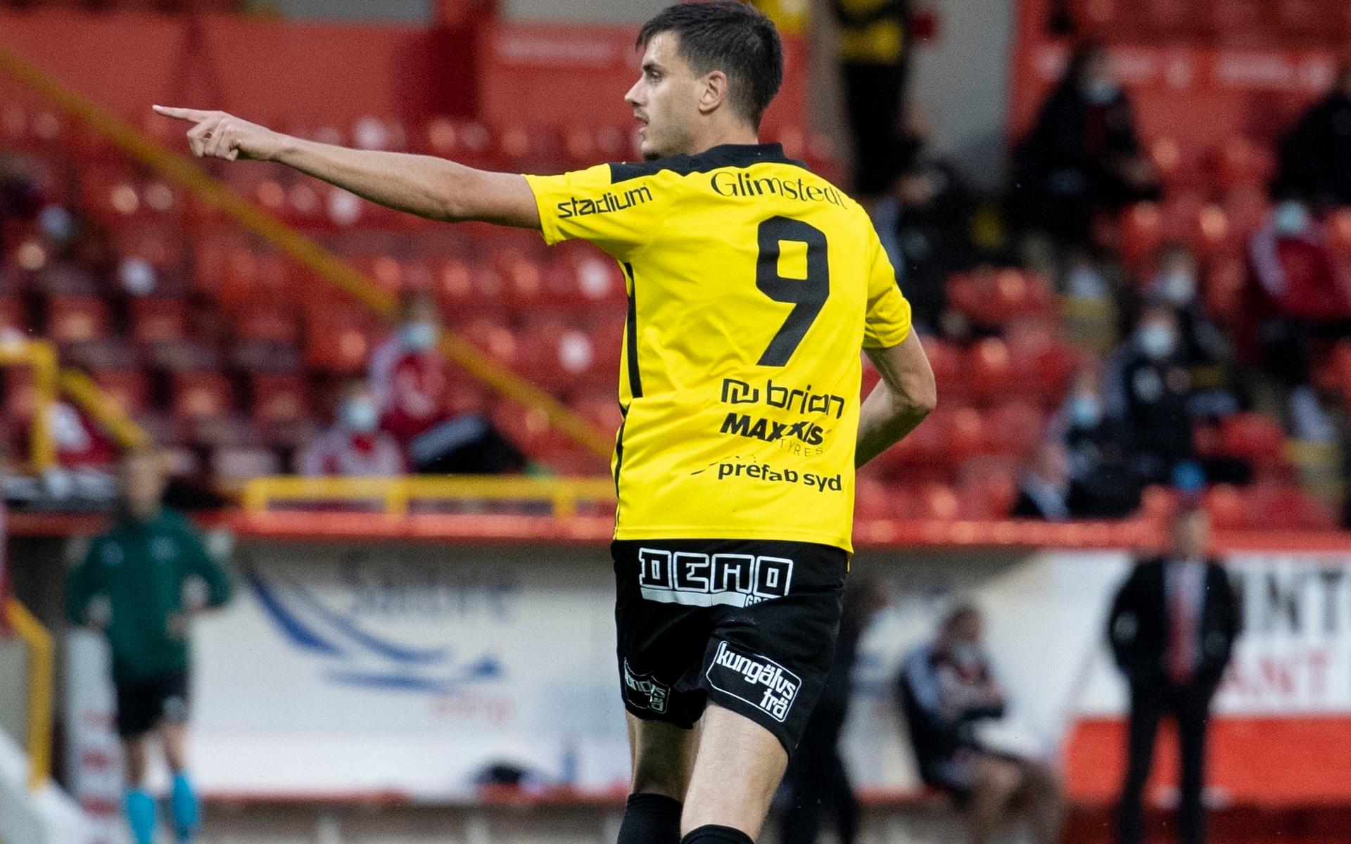 Alexander Jeremejeff – BK Häckens ende målskytt mot Aberdeen FC.