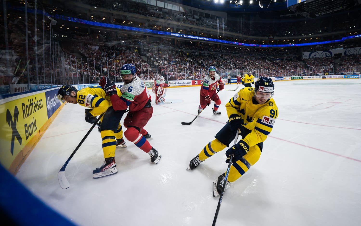 Bilder från Sveriges VM-semifinal mot Tjeckien.