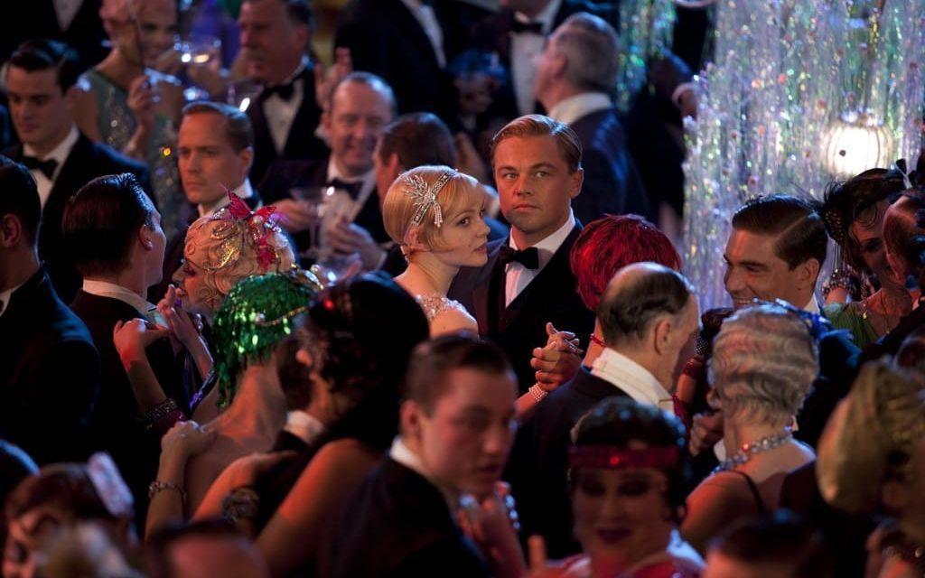 Scen ur filmen ”Den store Gatsby” från 2013 med Leonardo di Caprio och Carey Mulligan