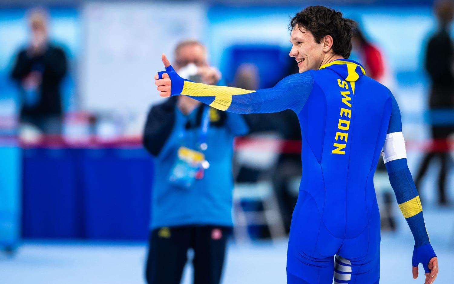 Nils van der Poel tog OS-guld under söndagen.