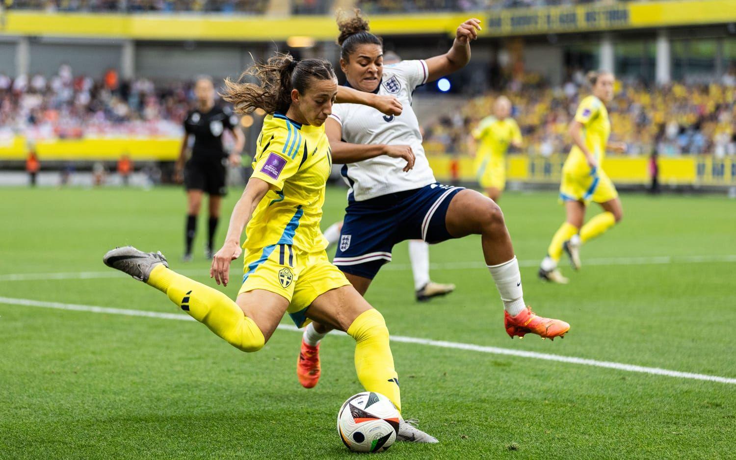 Ödesmatch mellan Sverige och England på Gamla Ullevi.