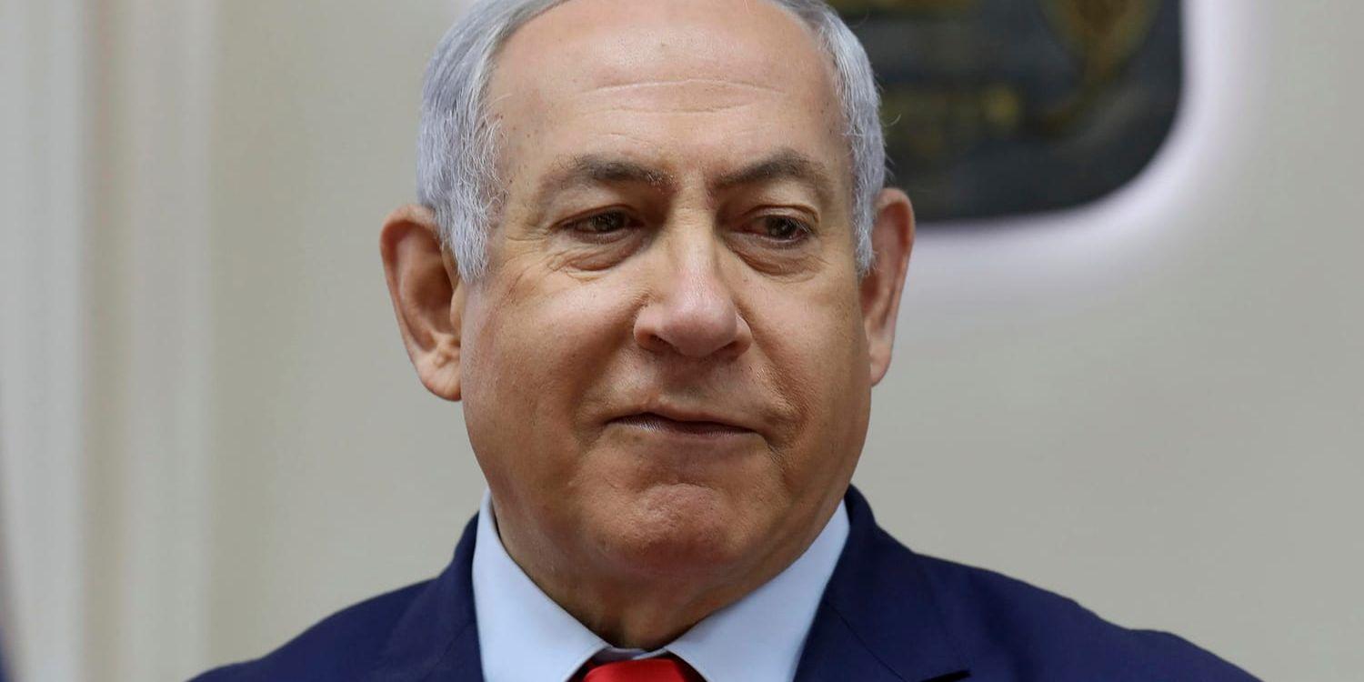 Israels premiärminister Benjamin Netanyahu. Arkivbild.