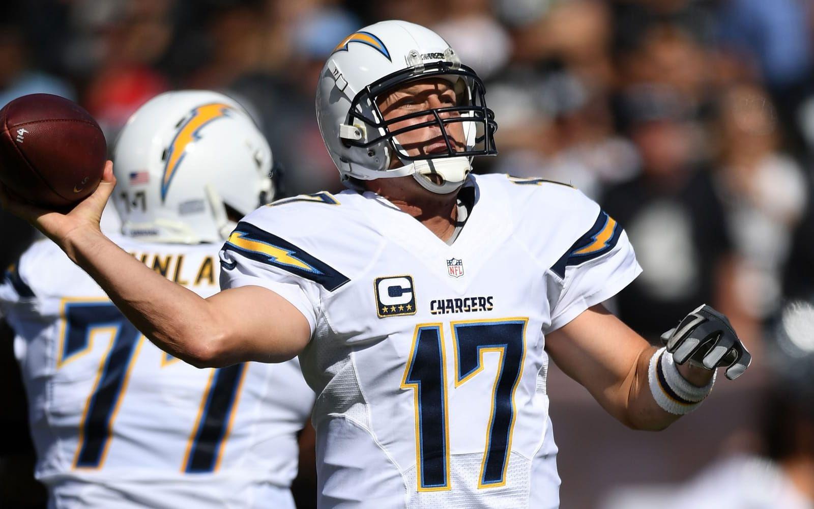 20. Philip Rivers. NFL-stjärnans sammanlagda lön landade på 336 miljoner kronor. Foto: TT